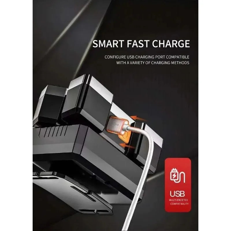 Rechargeable LED Headlamp Powerful for Fishing Hunting Camping Hiking - Adjustable Bright Front Torch Lanterns