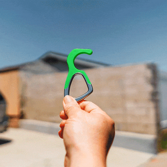 hoo(key) - The Only Patented Antimicrobial Silicone No-Touch Keychain Tool-3