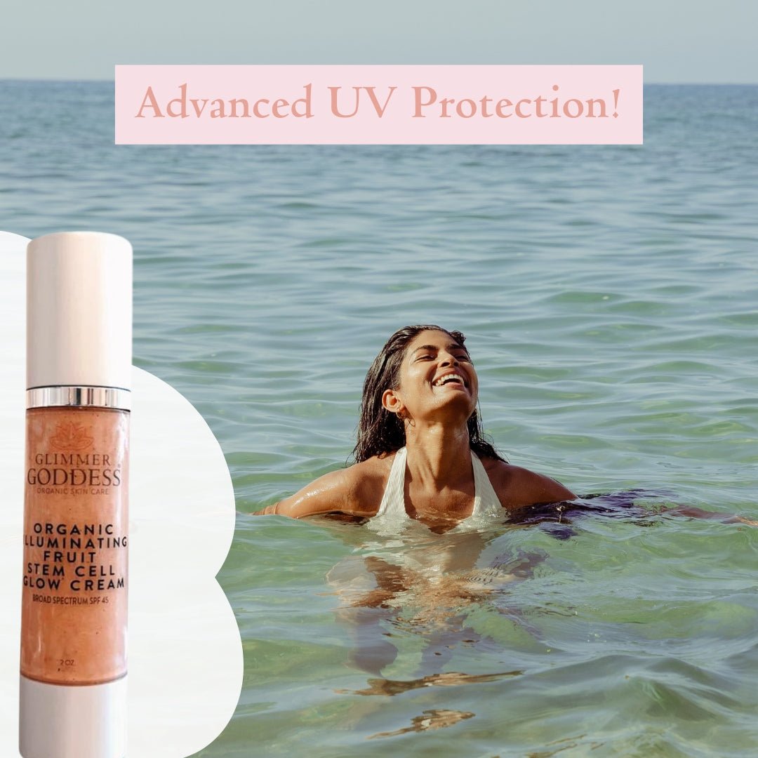 Organic CC Cream with SPF 45 – Illuminating Fruit Stem Cell Glow Cream with Reef-Safe Sunscreen